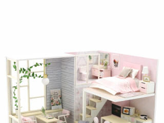 MiniHouse Розовый сканди PC2301