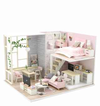 MiniHouse Розовый сканди PC2301