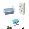 MiniHouse Серия: Книжный румбокс Дворик в Вероне PC2216