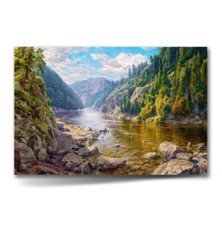 Пазл Горная речка