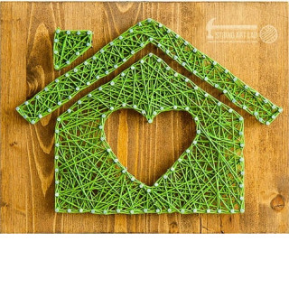 Набор для творчества Стринг Арт. Дом А4007