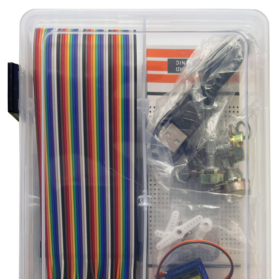 Конструктор WiFiduino. Обучающий набор с комплектом датчиков. Arduino программирование и робототехника