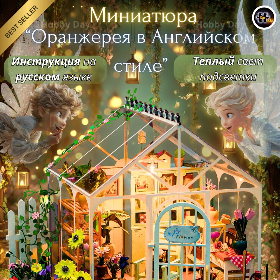 MiniHouse Оранжерея в английском стиле M2421